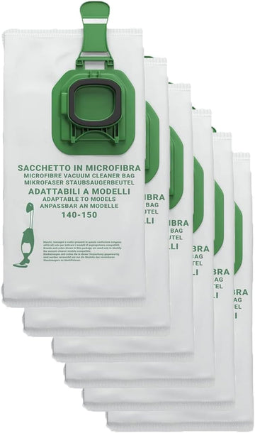 6 sacchetti per aspirapolvere Vorwerk Folletto vk 140-150