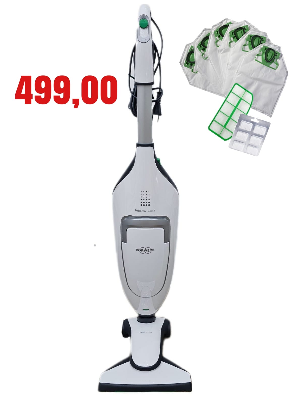 Scopa Elettrica leggera Vorwerk Folletto Aspirapolvere Vk 220 S nuovo